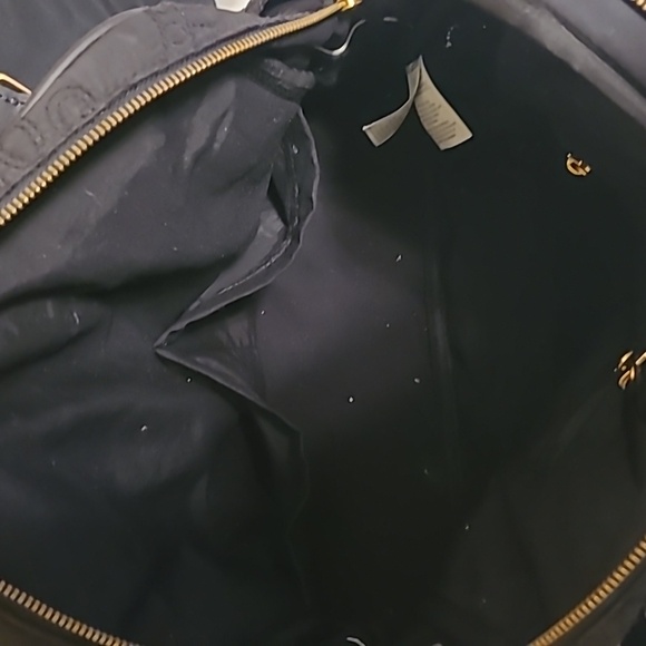 PETUNIA PICKLE BOTTOM 'Sashay Satchel' Black Embossed Backpack Diaper Bag - Picture 4 of 8